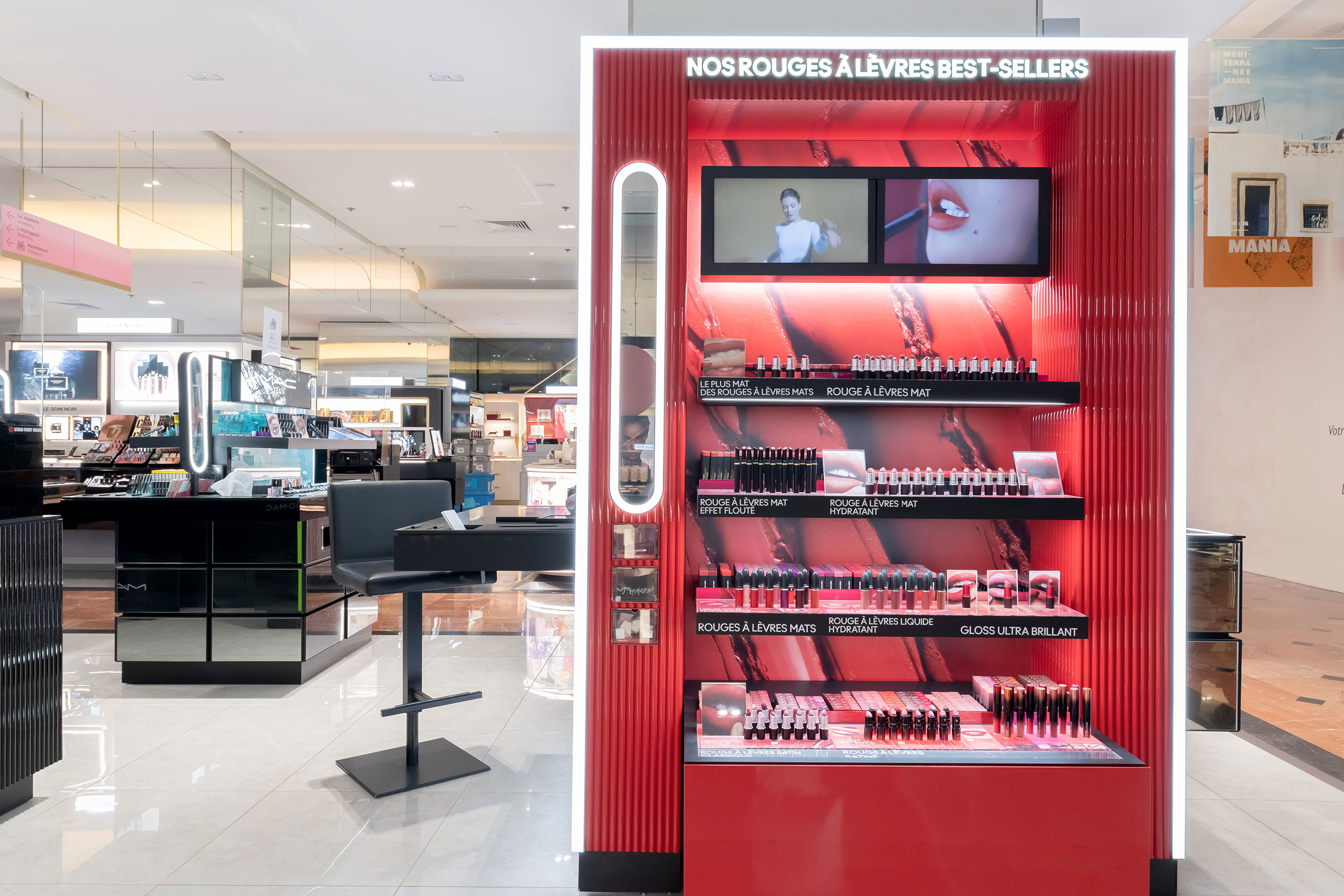 MAC Cosmetics store at Galeries Lafayette Haussmann Paris