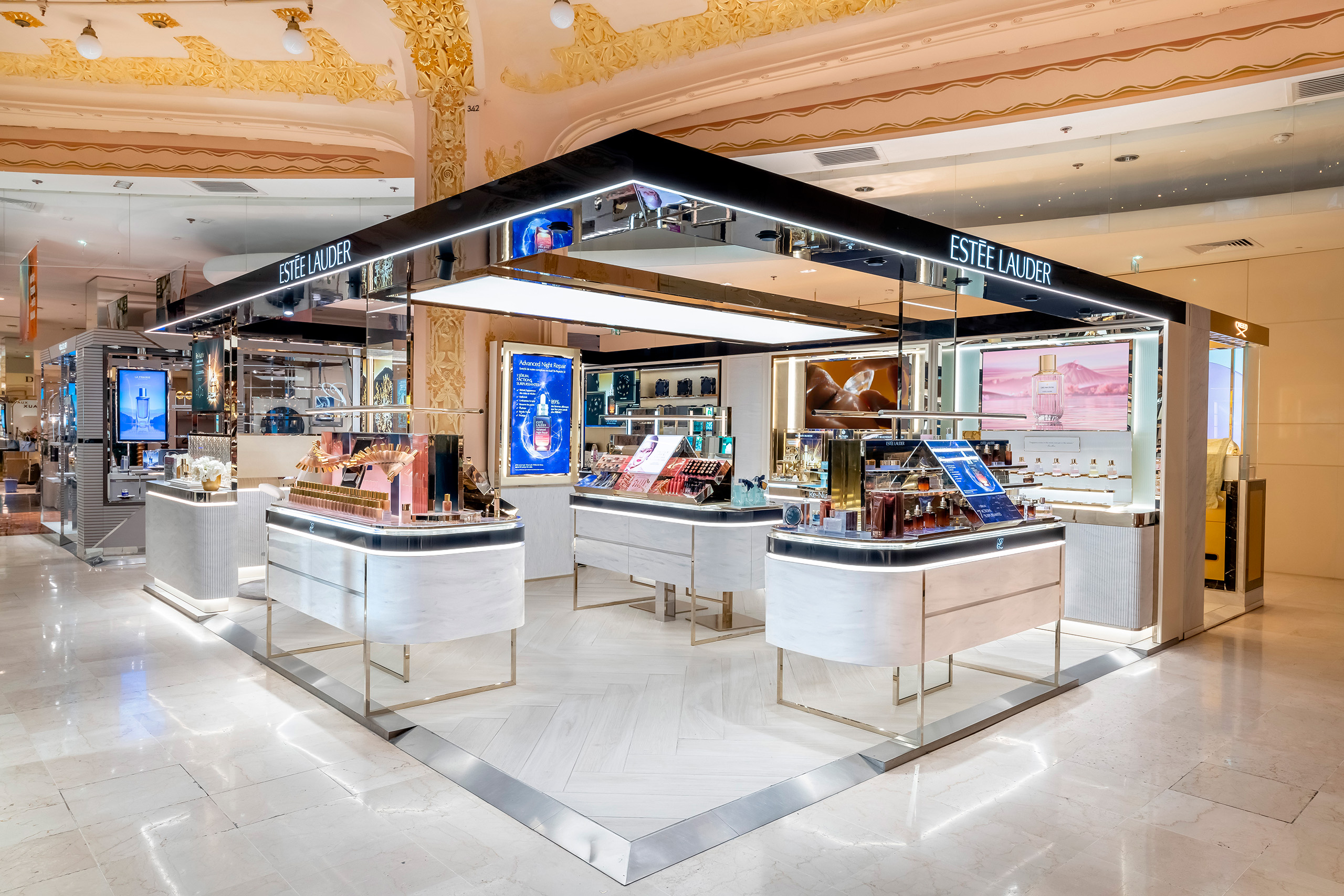 Estée Lauder store at Galeries Lafayette Haussmann Paris