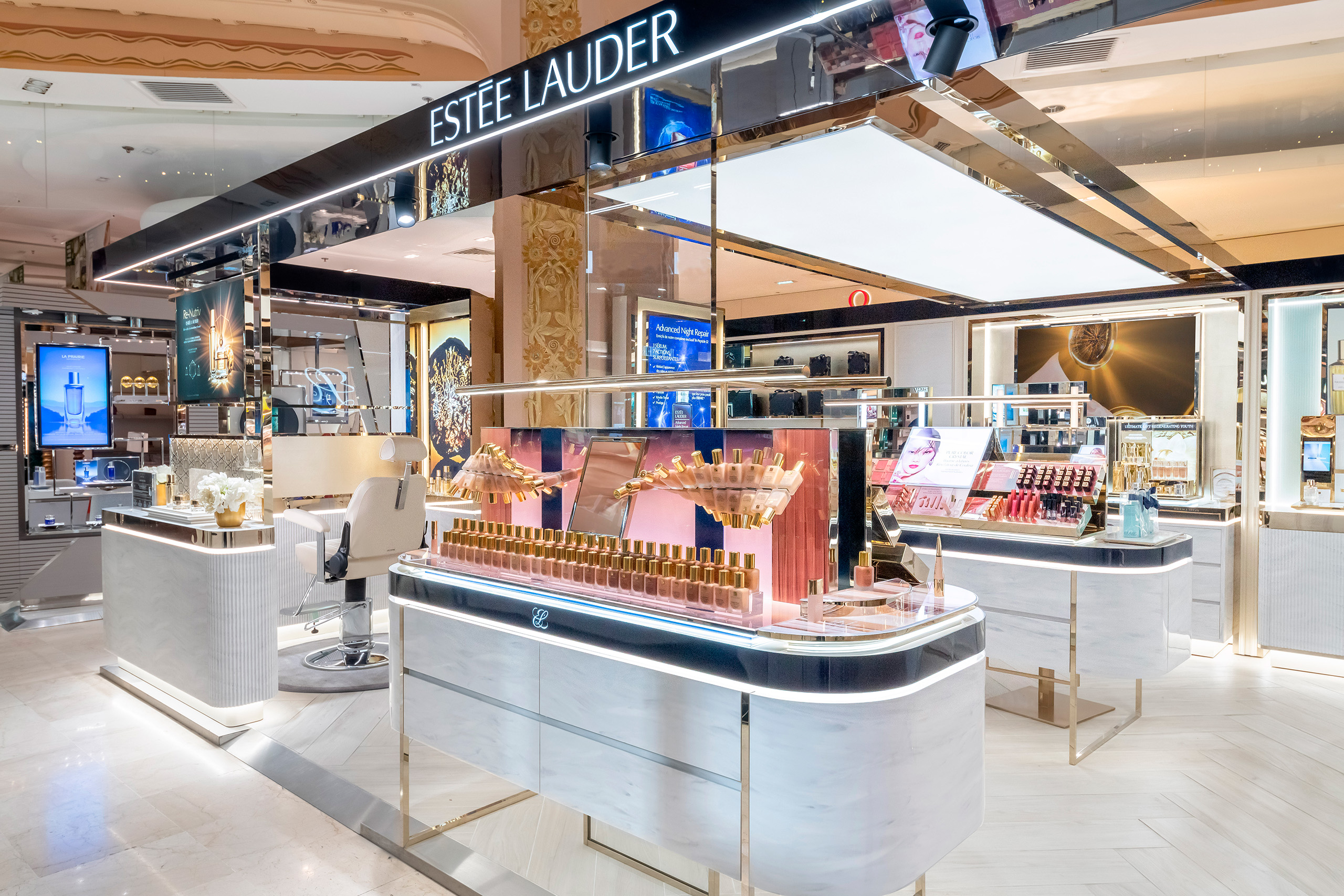 Estée Lauder store at Galeries Lafayette Haussmann Paris