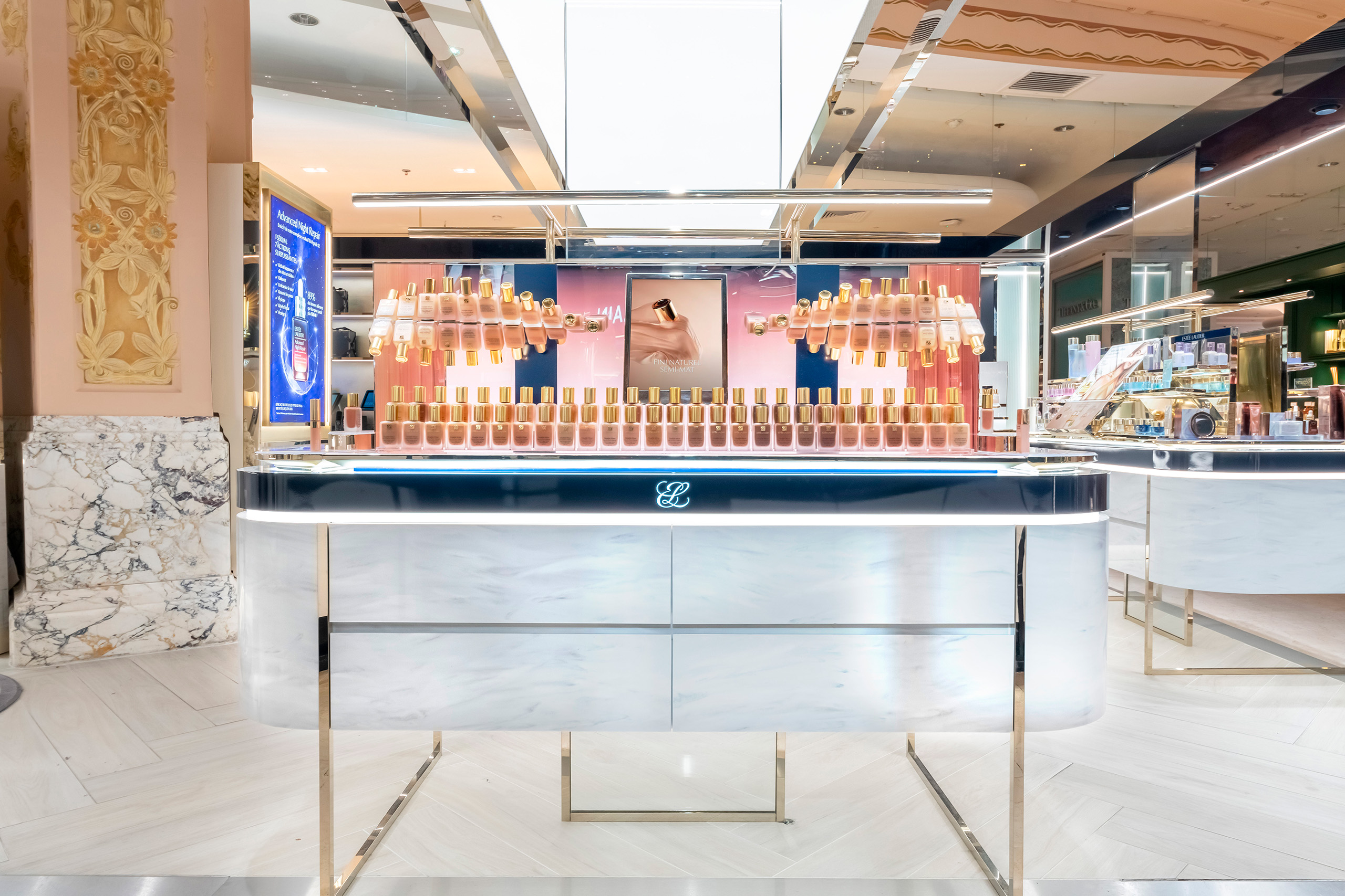 Estée Lauder store at Galeries Lafayette Haussmann Paris