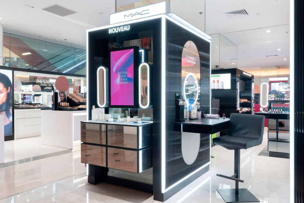 MAC Cosmetics Store at Galeries Lafayette Haussmann Paris