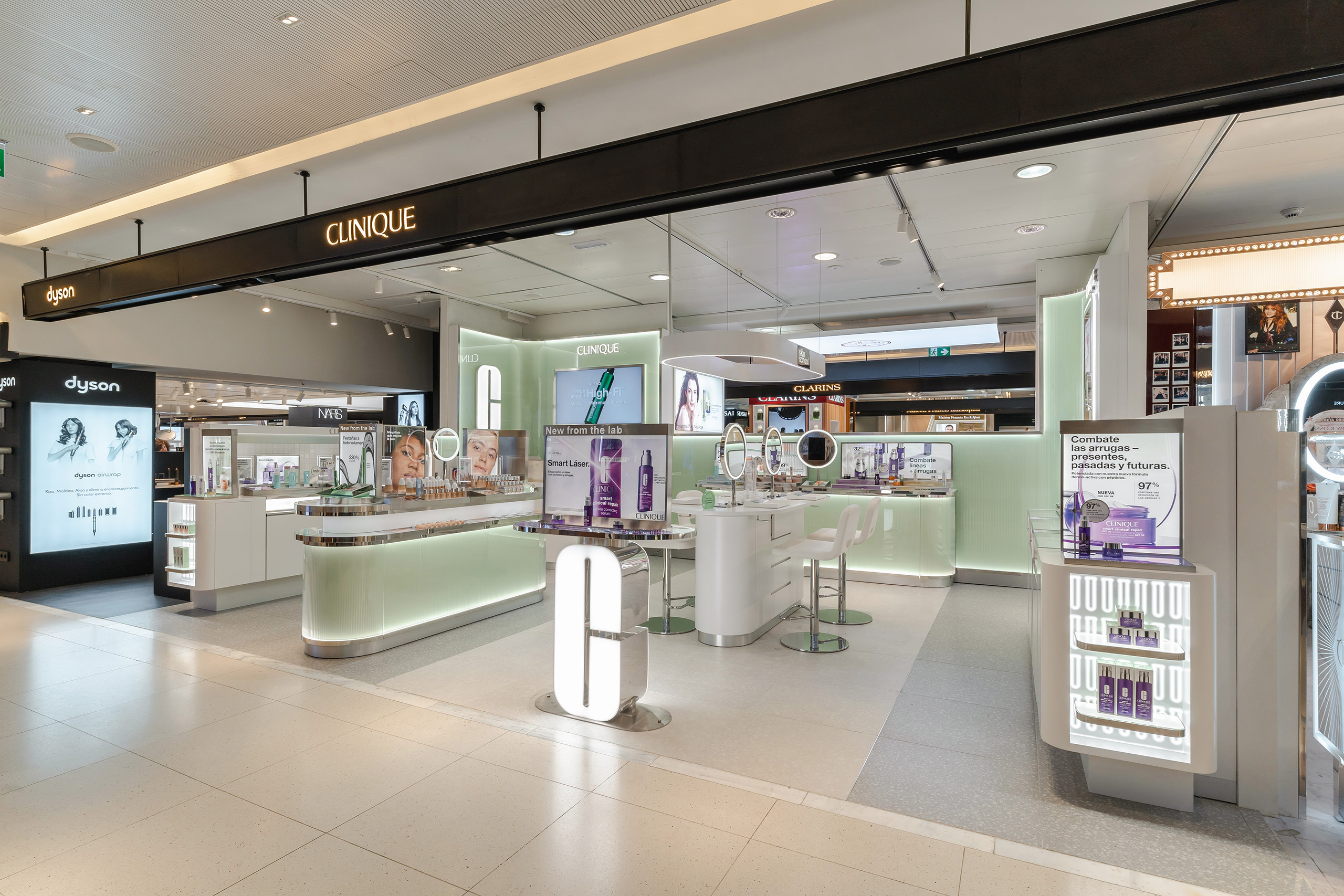 Clinique store at El Corte Inglés Castellana Madrid