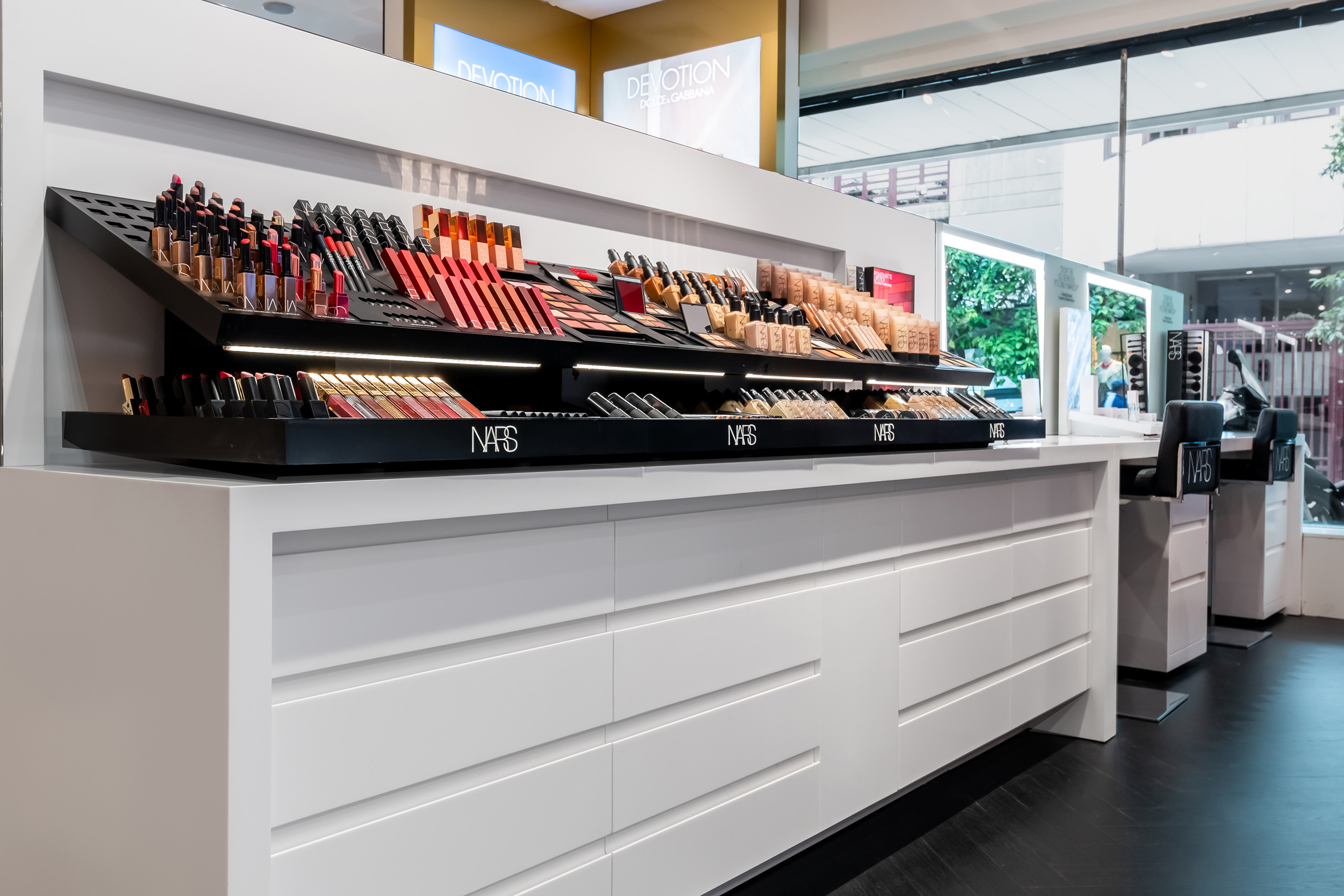 NARS store at El Corte Inglés Valencia Madrid