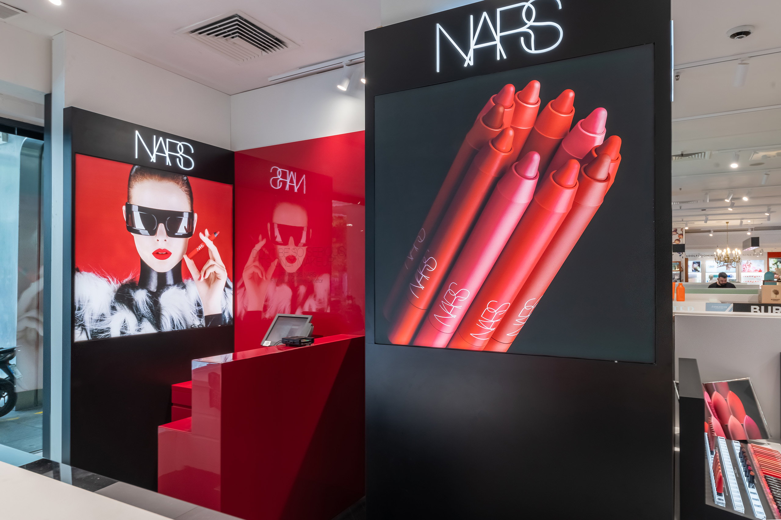 NARS store at El Corte Inglés Valencia Madrid
