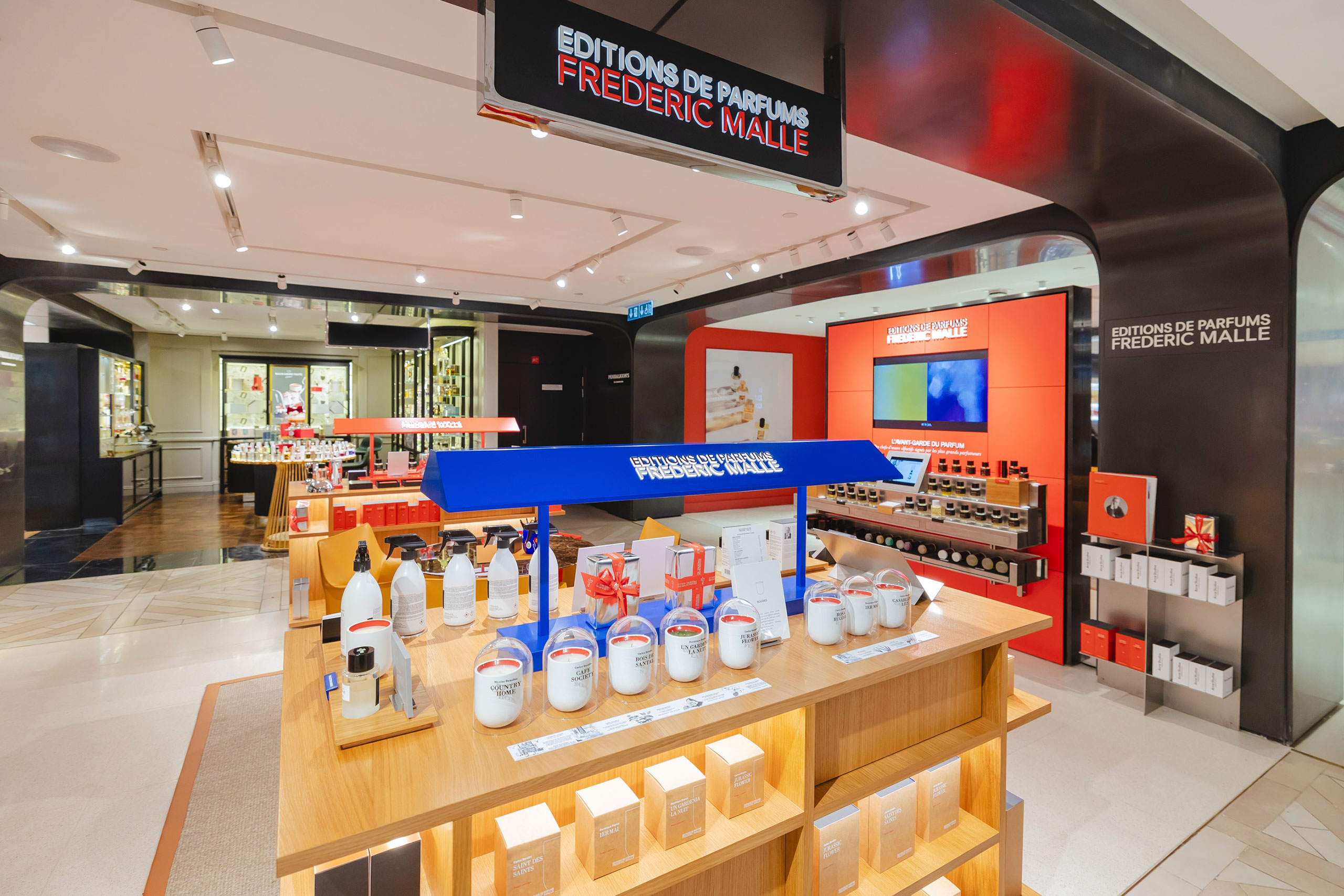 Frederic Malle store at Printemps Haussmann Paris